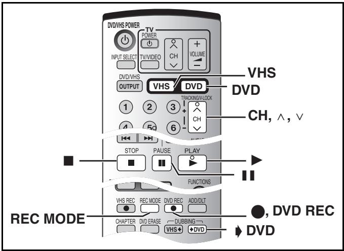 PANASONIC DMR-E75V - Transfert (repiquage) à partir de VHS - 1