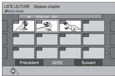 PANASONIC DMR-E75V - ▶▶ Déplacer chapitre - 1