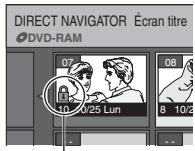 PANASONIC DMR-E75V - ▶▶ Régler protection - 2