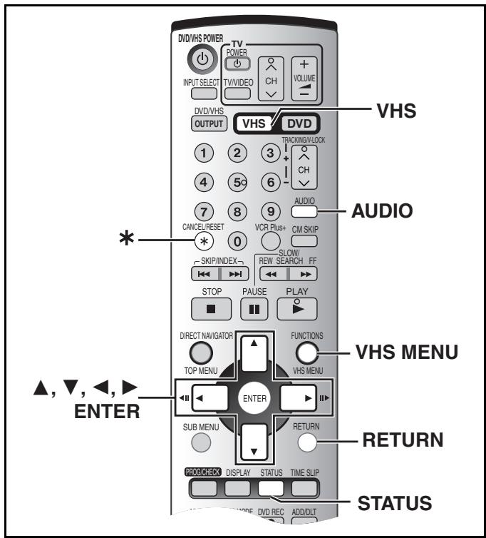 PANASONIC DMR-E75V - Nota : - 1