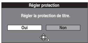 PANASONIC DMR-E75V - ▶▶ Régler protection - 1