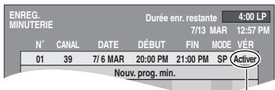 PANASONIC DMR-E75V - Appuyer sur [ENTER]. - 1