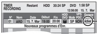 PANASONIC DMR-EH50EG - Appuyez sur [ENTER]. - 1