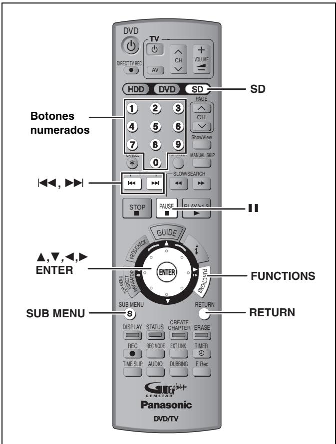DVD TV CH VOLUME DIRECT TV REC AV HDD DVD SD PDAGE CH ShowView MANUAL SKIP SLOW/SEARCH STOP PAUSE DI AVG 2 GUIDE PROCHECK i FUNCTIONS ▲,▼,◄,► ENTER SUB MENU S RETURN RETURN DISPLAY STATUS CREATE CHAPTER ERASE REC REC MODE EXT LINK TIMER TIME SLIP AUDIO DUBBING F Rec GEMSTAR Panasonic DVD/TV