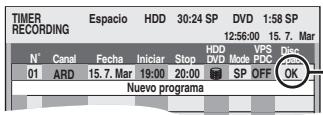 PANASONIC DMR-EH50EG - Pulse [ENTER]. - 1