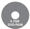PANASONIC DMR-EH50EG - Si vous sélectionnez le mode XP, l'émission ne tiendra pas sur un seul disque. Si vous essavez d'enregistrer un - 1
