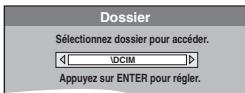 PANASONIC DMR-EH50EG - Pour sélectionner un autre dossier de plus haut niveau - 2