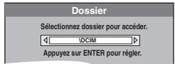 PANASONIC DMR-EH50EG - ■ Pour sélectionner les images d'un autre dossier - 4