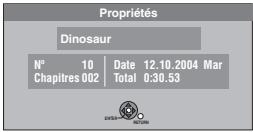 PANASONIC DMR-EH50EG - Opérations sur les listes de lecture - 1