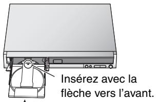 Insérez avec la flèche vers l'avant.