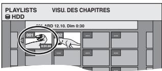 PLAYLISTS VISU. DES CHAPITRES HDD ARD 12.10, Dim 0:30 001 09:30