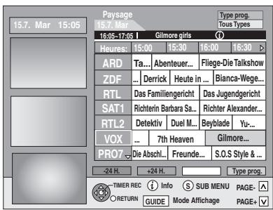 PANASONIC DMR-EH65 - Appuyez sur [GUIDE]. - 1