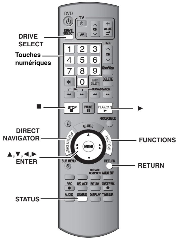 PANASONIC DMR-EH65 - ■ Pour ouvrir le plateau sans finaliser le disque - 2