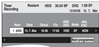 PANASONIC DMR-EH65 - Appuyez sur [ENTER]. - 1
