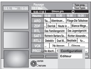 PANASONIC DMR-EH65 - Édition des listes de programmes - 1