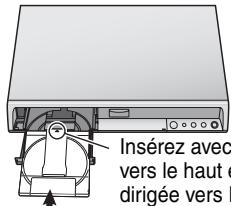 PANASONIC DMR-EH65 - Appuyez sur [▲ OPEN/CLOSE] sur l'appareil principal pour ouvrir le plateau, et introduisez un disque. - 2
