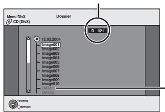 PANASONIC DMR-EH65 - Utilisation de l'écran arborescent pour trouver un dossier - 1