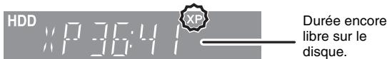 PANASONIC DMR-EH65 - Appuyez sur [REC MODE] pour choisir le mode d'enregistrement (XP, SP, LP ou EP). - 1