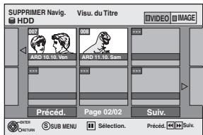 PANASONIC DMR-EH65 - Appuyez sur [▲, ▼] pour sélectionner "Supprimer" puis appuyez sur [ENTER]. - 1