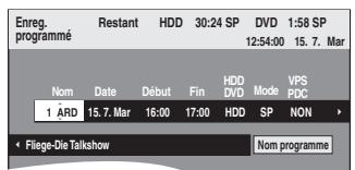 PANASONIC DMR-EH65 - Appuyez sur [ENTER]. - 1