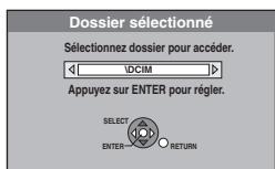 PANASONIC DMR-EH65 - Pour sélectionner un dossier parent - 2