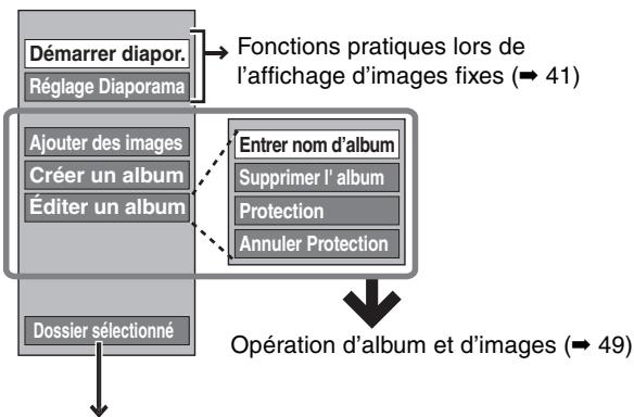 PANASONIC DMR-EH65 - ■Pour éditer l'album - 1