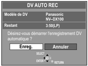 PANASONIC DMR-EH80V - Enregistrement via l'entrée DV - 1