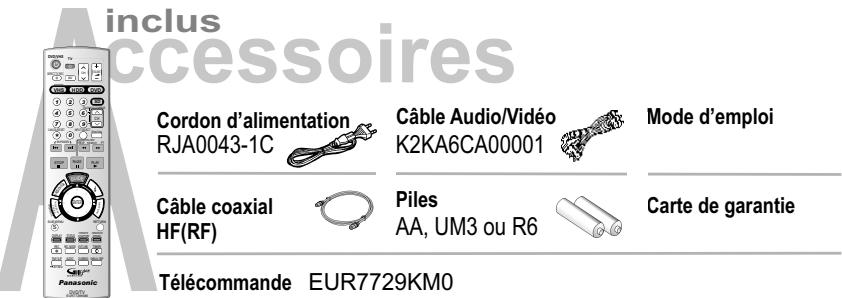 PANASONIC DMR-EH80V - Mise en place des piles - 3