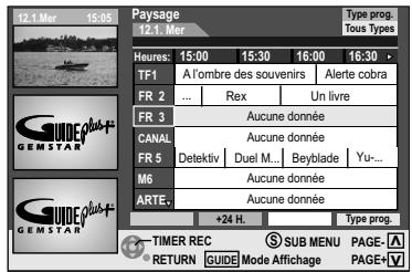 PANASONIC DMR-EH80V - Configuration du système GUIDE Plus+ - 2