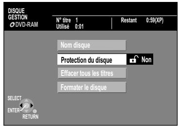 PANASONIC DMR-EH80V - Menu de selection FUNCTIONS - 3