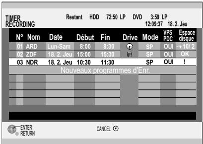 PANASONIC DMR-EH80V - Menu de selection FUNCTIONS - 1