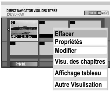 PANASONIC DMR-EH80V - Menu de selection FUNCTIONS - 3