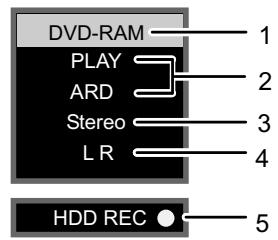 PANASONIC DMR-EH80V - Indications STATUS - 1
