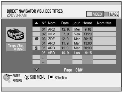 PANASONIC DMR-EH80V - Menu de selection FUNCTIONS - 2