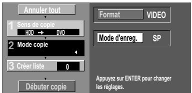 PANASONIC DMR-EH80V - Copie avec liste de copie - 2