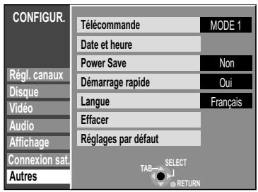 PANASONIC DMR-EH80V - Menu de selection FUNCTIONS - 3