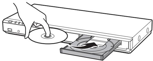 SHARP BD-HP25S/HP35S - Chargement d'un disque - 2