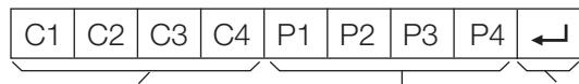 SHARP BD-HP25S/HP35S - Format de commande - 1