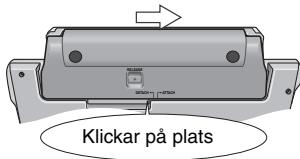 Klickar på plats