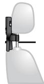 PANASONIC DVD-LS82 - Attaching the headrest bracket to the front seat. - 3