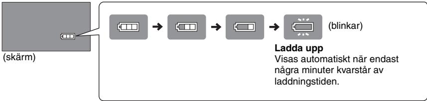 PANASONIC DVD-LS82 - Kontrollera återstående batteriladdning - 1