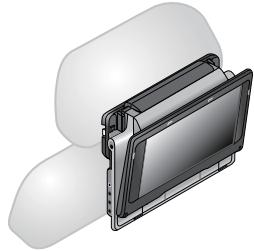 PANASONIC DVD-LS82 - Montering af apparatet på beslaget. - 2