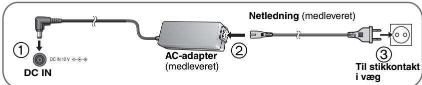 PANASONIC DVD-LS82 - ② Genopladning af batteri - 1
