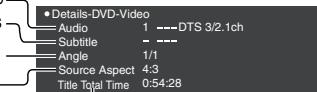 PANASONIC DVD-LS82 - Visualización del estado de reproducción actual (Quick OSD) - 4