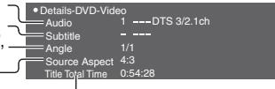 Details-DVD-Video Audio 1 ----DTS 3/2.1ch Subtitle - ---- Angle 1/1 Source Aspect 4:3 Title Total Time 0:54:28