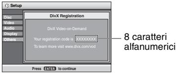 PANASONIC DVD-LS82 - Visualizzare il codice di registrazione dell'unità - 1