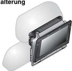 PANASONIC DVD-LS82 - Anbringen des Players an der Halterung. - 2