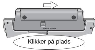 Klikker på plads