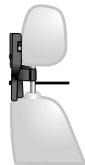 PANASONIC DVD-LS82 - Fissare la staffa per appoggiatesta al sedile anteriore. - 3