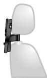 PANASONIC DVD-LS82 - Fissare la staffa per appoggiatesta al sedile anteriore. - 2